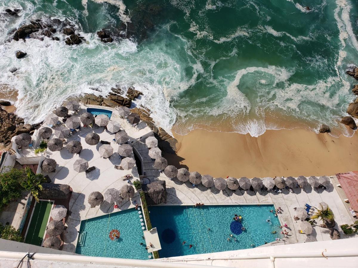 Hotel Torres Gemelas Vista Al Mar A Pie De Playa أكابولكو المظهر الخارجي الصورة